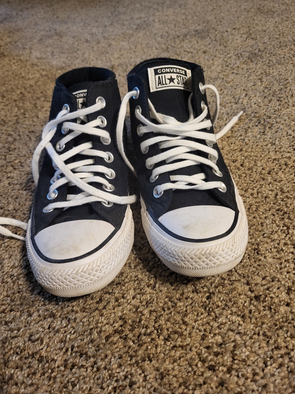 Converse Mid Top Sneakers Only Worn Twice